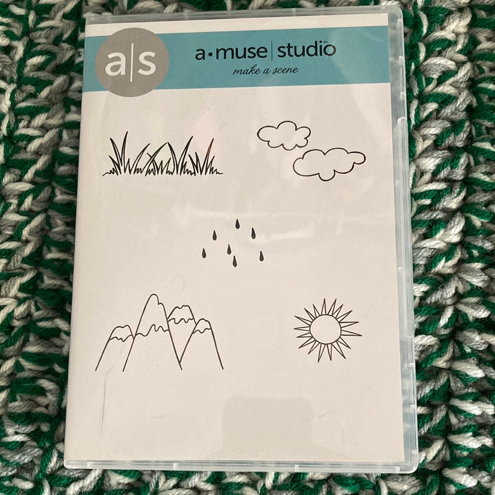 Amuse Studio “Make a Scene rubber stamp set